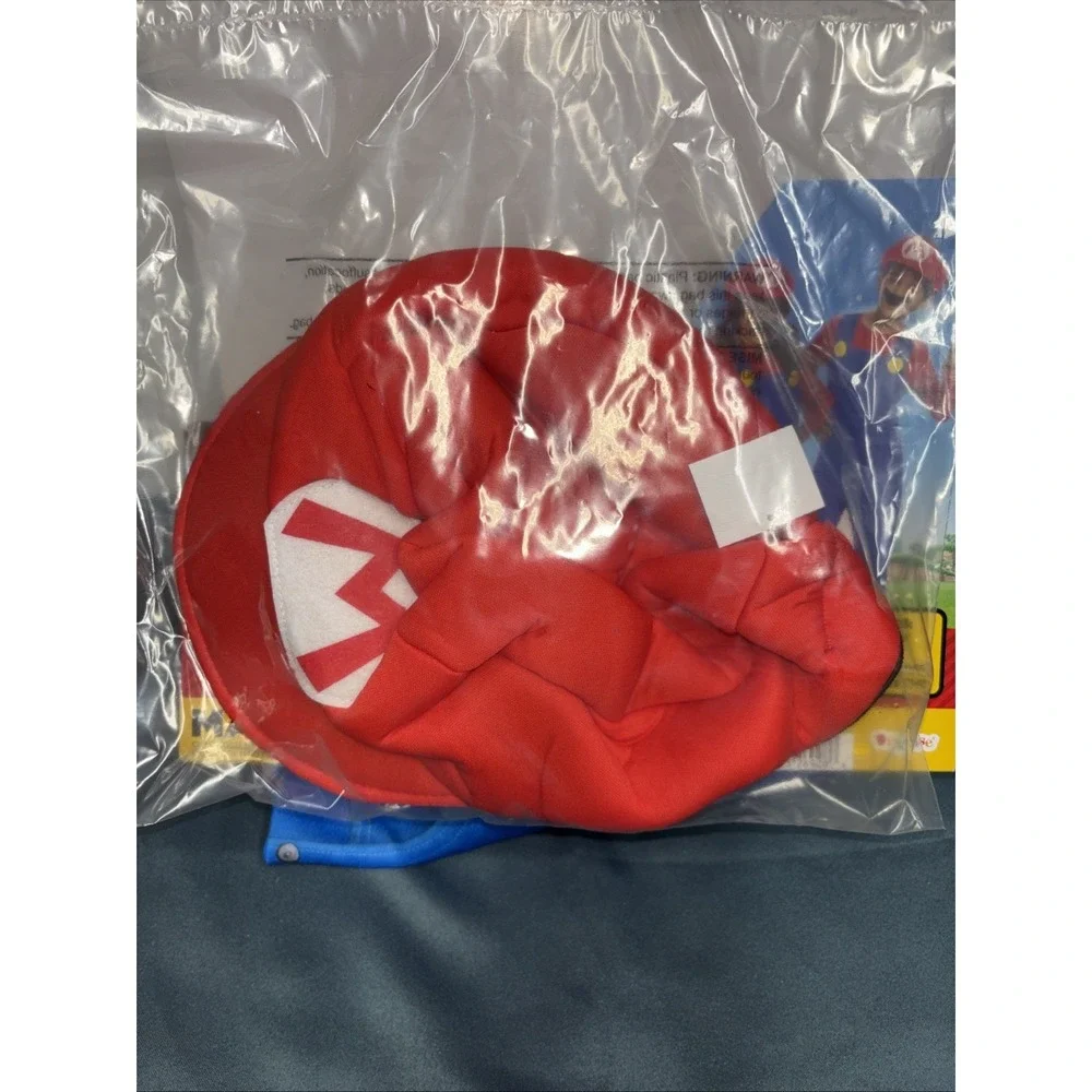 Kids Disguise Super Mario Halloween Cosplay Costume Size S 6/7 New
